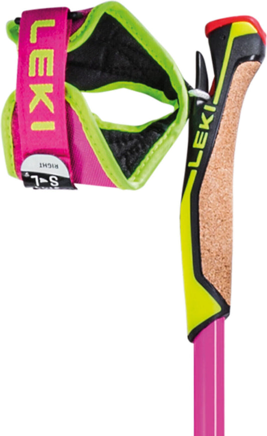 Leki PRC 750  Langlauf Stöcke 65240962 - Fin Vario Tellersystem - Carbon - pink