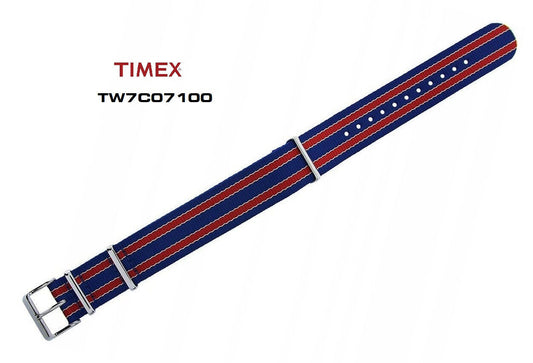 Timex Ersatzarmband TW7C07100 - Textilband - für Timex Weekender Modelle 20mm
