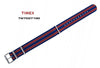 Timex Ersatzarmband TW7C07100 - Textilband - für Timex Weekender Modelle 20mm