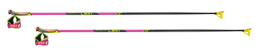 Leki PRC 750  Langlauf Stöcke 65240962 - Fin Vario Tellersystem - Carbon - pink
