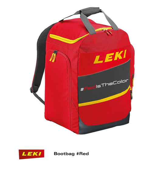 LEKI Ski Boot Bag #Red 360023006 Skischuhtasche Skistiefeltasche Rucksack 60l