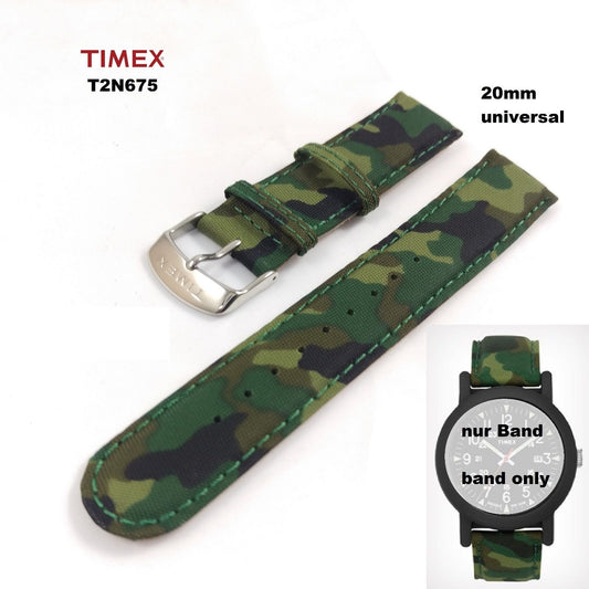 Timex Ersatzarmband T2N675 Camper Originals - 20mm - Band - universal Ersatzband