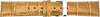 Lederuhrarmband Krokoprägung goldbraun - 20mm Anstoß - Kalbsleder - Ersatzband