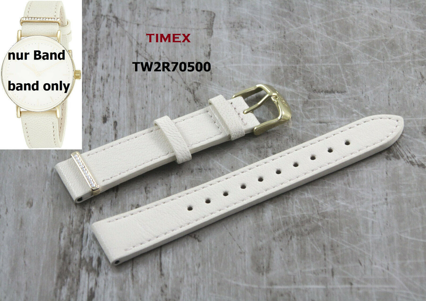 Timex Ersatzarmband TW2R70500 Farfield with Crystal Accent - universal 18mm