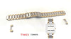 Timex Ersatzarmband für T2M876 ELEGANT SQUARE Damen - passt zu T2M830 T2M829