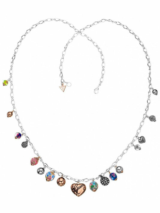 GUESS Halskette / Collier mit Anhänger UBN11124 versilbert