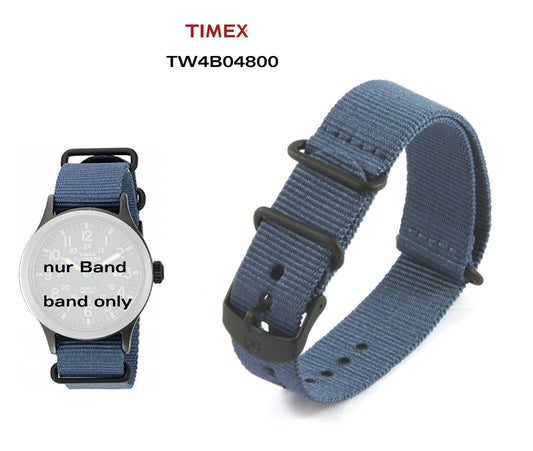Timex Ersatzarmband TW4B04800 Expedition Scout Ersatzband - 20mm Durchzugsband