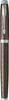 Parker IM Premium Brown Chrome Trim Fountain Pen - Füllfederhalter M, Tinte blau