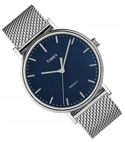 TIMEX Fairfield TW2T37500 - Edelstahl - Meshband Milanaise - ⌀41mm
