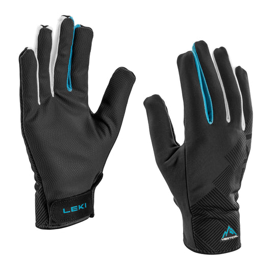 Leki Guide Lite - Skitouren Handschuhe - Dynamic Grip - grey-petrol-white