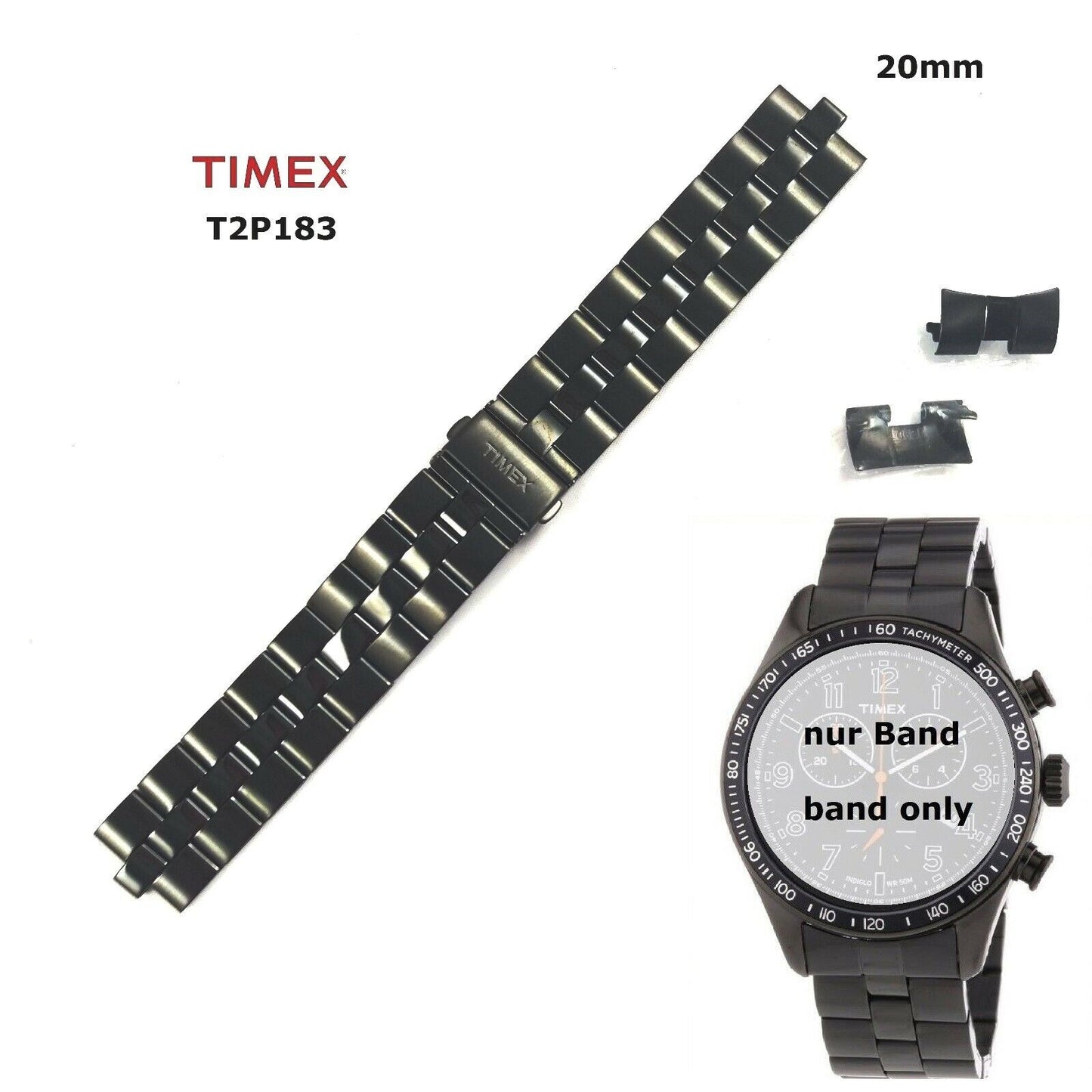 Timex Ersatzarmband für T2P183 Kaleidoskop - T2P058 T2P059 T2P061 T2P043 T2P184