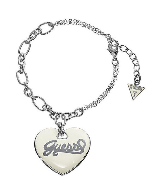 GUESS Armkette Armband Handkette UBB21008 versilbert
