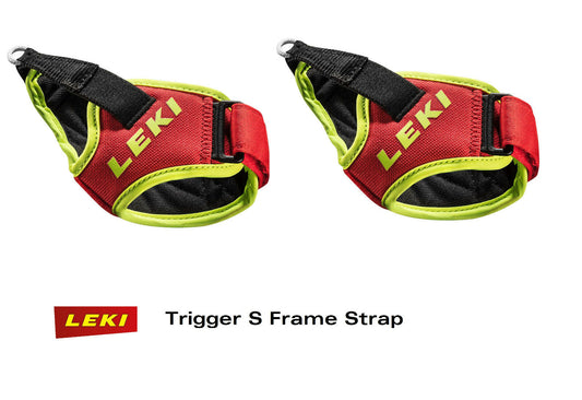 Leki Frame Strap Schlaufen für Alpin Ski Stöcke Trigger S - 1 Paar - Racing rot
