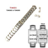 Timex Ersatzarmband T2N282 & T2N285 Herren Partneruhr - Edelstahl - passt T2N284