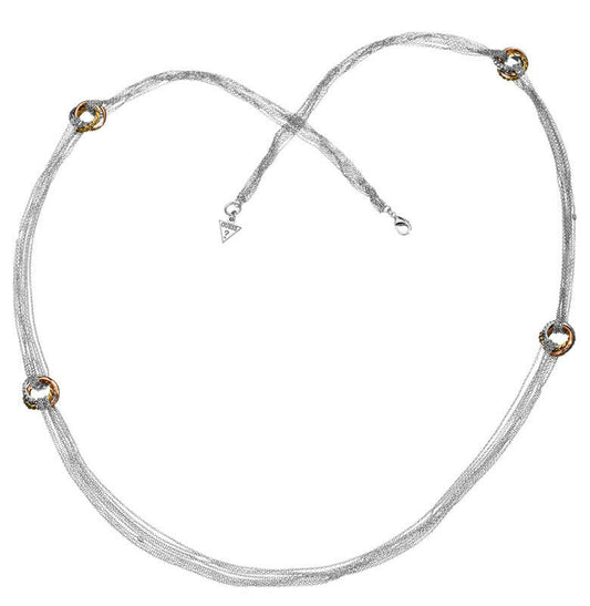 GUESS Halskette / Collier mit Anhänger UBN11128 versilbert
