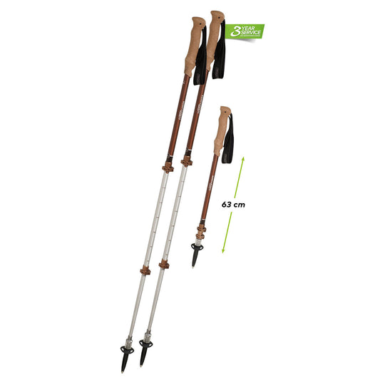 Komperdell Shockmaster Cork PL Compact Trekkingstöcke Wanderstöcke Tourenstöcke