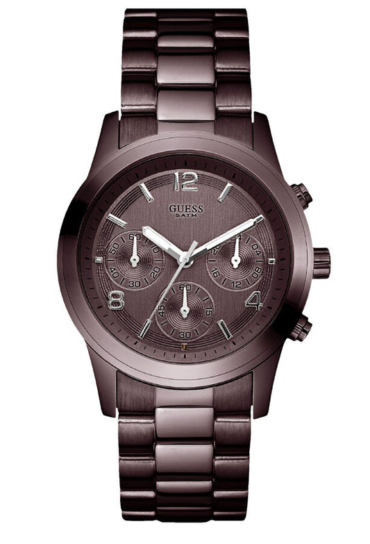 GUESS W17543L1 MINI SPECTRUM Damenuhr Edelstahlgehäuse braun