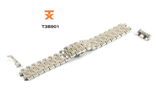 Timex TX Ersatzarmband T3B901 - passt TX 730 Serie - Ersatzband Edelstahl 20mm
