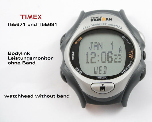 TIMEX Monitor watchhead T5E671 & T5E681 Ironman Bodylink System - GPS Pulsmesser