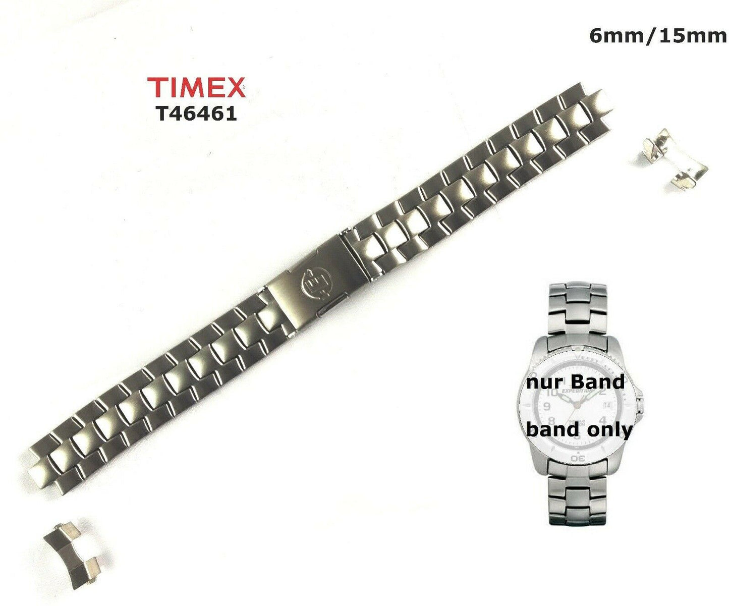 TIMEX Ersatzarmband T46461 EXPEDITION Outdoor Traditional - 15mm - passt T46471