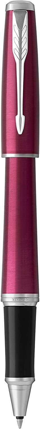 Parker Urban Vibrant Magenta Chrome Trim - Rollerball - Quink Patrone schwarz F
