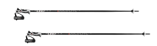 LEKI Bold Lite S Skistöcke 65067431 Alpin Ski Stöcke - Fixlänge von 110 - 135cm rot-schwarz