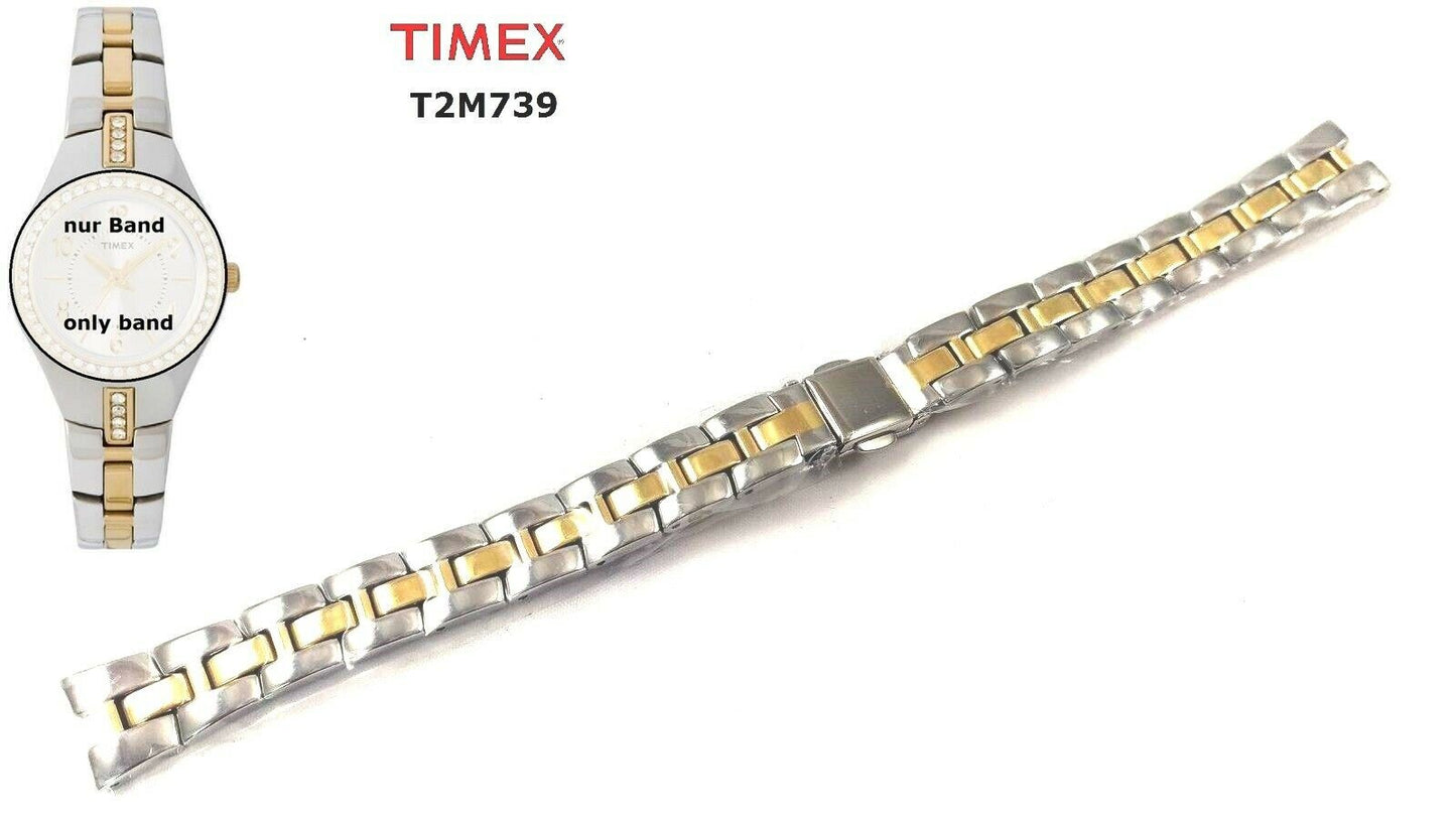 Timex Ersatzarmband für T2M739 WOMEN's CLASSIC CRYSTAL Damen - passt zu T2M740