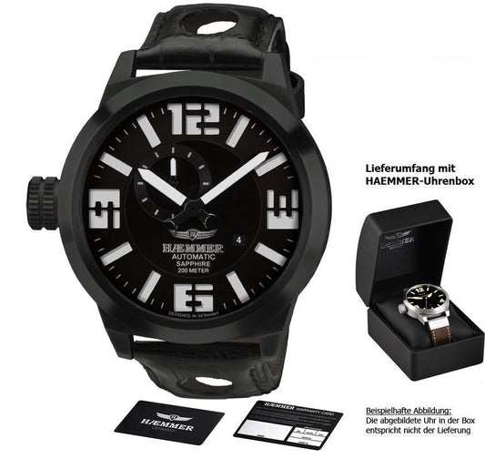 HAEMMER DINOLA HM-04 Herrenuhr Mechanica Limited Edition (50mm Gehäuse)