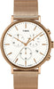 TIMEX Weekender Fairfield TW2T37200 Chronograph - Edelstahl - Meshband Milanaise
