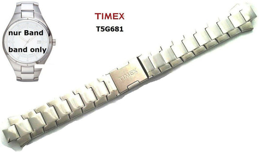 Timex Ersatzarmband T2G681 Herren Classic Ersatzband Edelstahl 10/24mm - T2G671