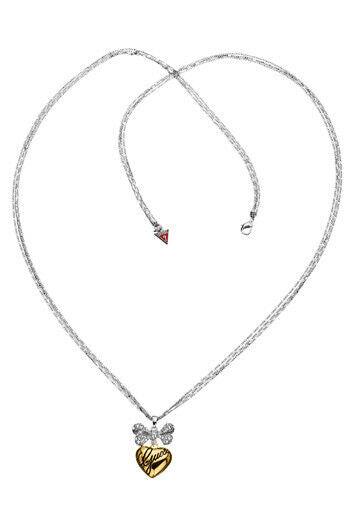 GUESS Halskette / Collier mit Anhänger UBN81184 versilbert
