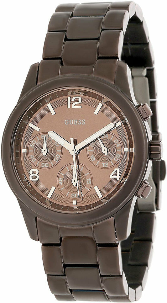 GUESS W17543L1 MINI SPECTRUM Damenuhr Edelstahlgehäuse braun