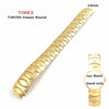 Timex Ersatzarmband T2M765 Classic Round Damen 18mm Flexband mattgold Ersatzband