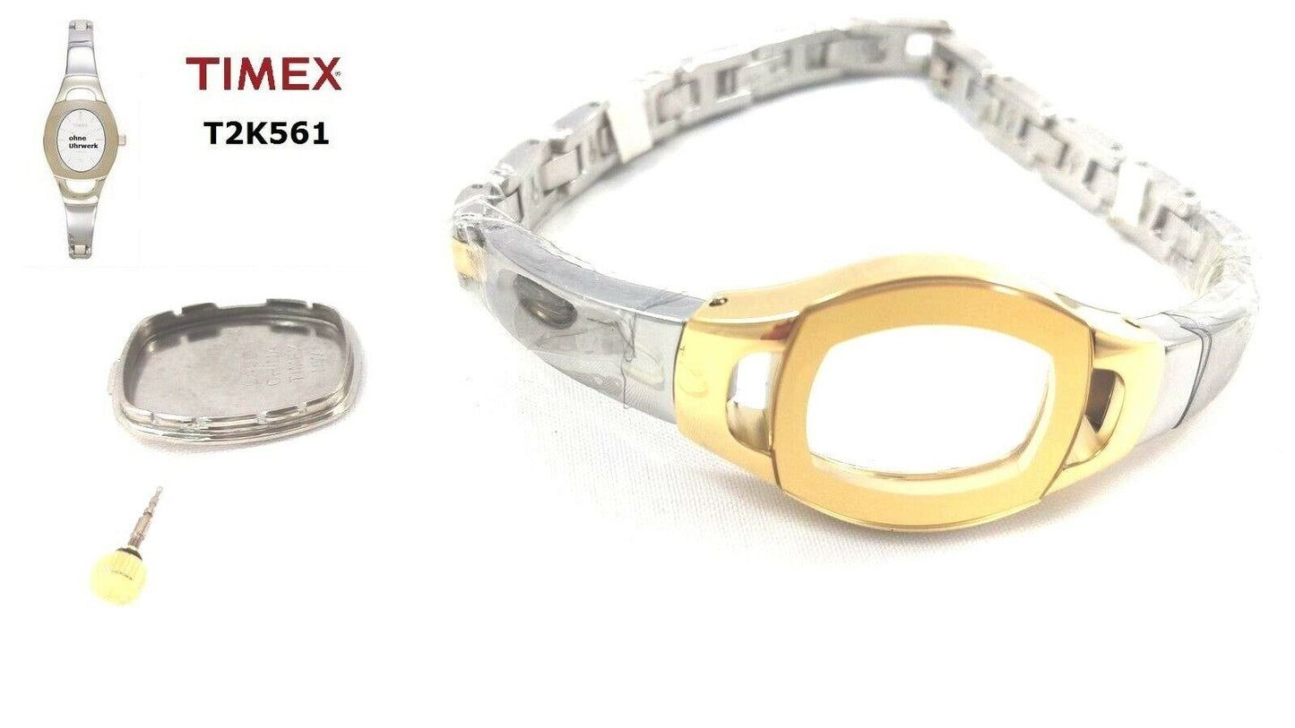 Timex Ersatzarmband für T2K561 Damenuhr - passt auch T2K571 und T2K581
