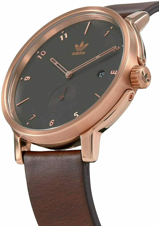 Adidas Originals District LX2 - Uhr - Art. Z12-3038 - Lederband 20mm - Ø 40mm