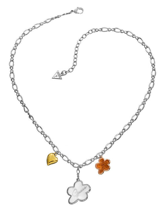 GUESS Halskette / Collier mit Anhänger UBN21217 versilbert