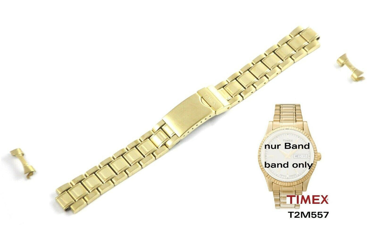 Timex Ersatzarmband T2M557 R Series CITY Herren - passt T2M556 & T2M555 - 18 mm