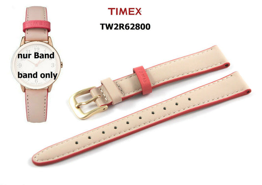 Timex Ersatzarmband TW2R62800 Easy Reader - Leder 14 mm universal -  Leder rosa