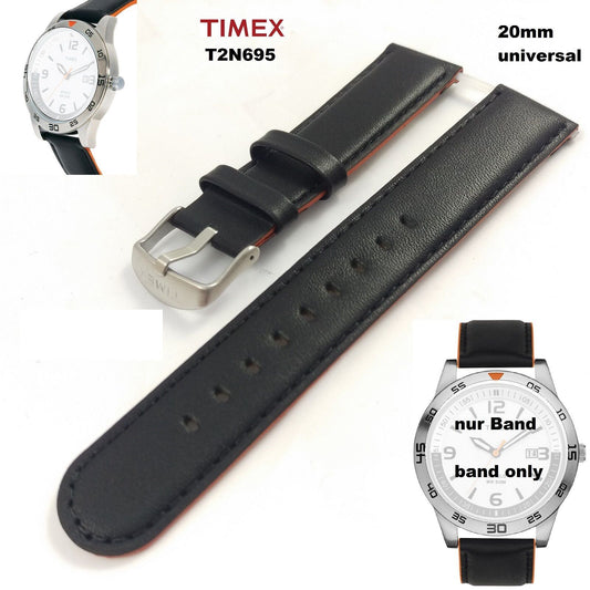 Timex Ersatzarmband T2N695 Sport Collection - Ersatzband Universal - 20mm Leder