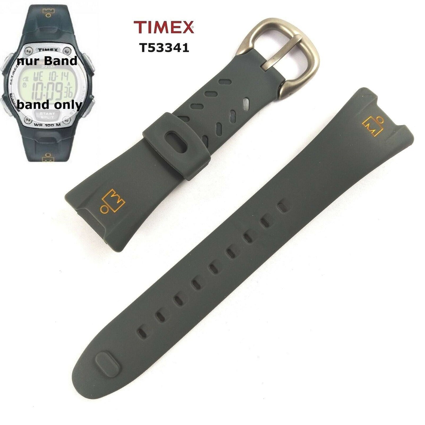 Timex Ersatzarmband für T53341 IronMan 30 lap T5C461, T5C081, T5B091, T5C441
