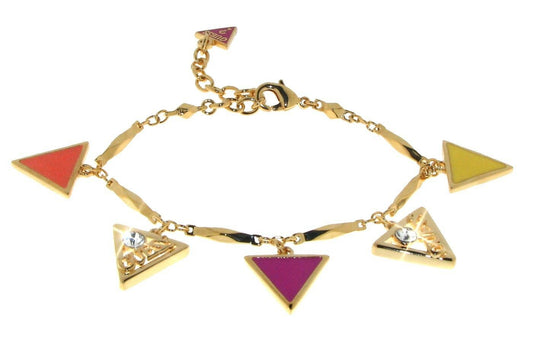 GUESS Armband / Handkette Bracelet Triangle Charm Multi UBB71325