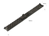 Timex TX Ersatzarmband T3B921 für alle Modelle der TX 730 Serie - Ersatzband