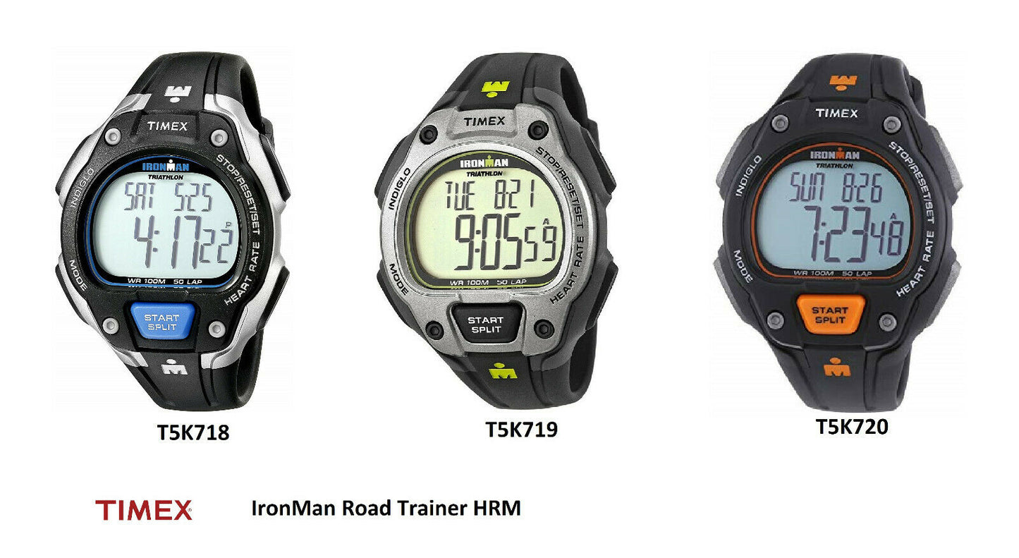 Timex Ersatzarmband T5K718 Ironman Road Trainer HRM - passt zu T5K719 T5K720