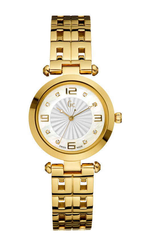 GUESS Gc X17106L1S B1-Class Lady Damenuhr silber Edelstahlgehäuse
