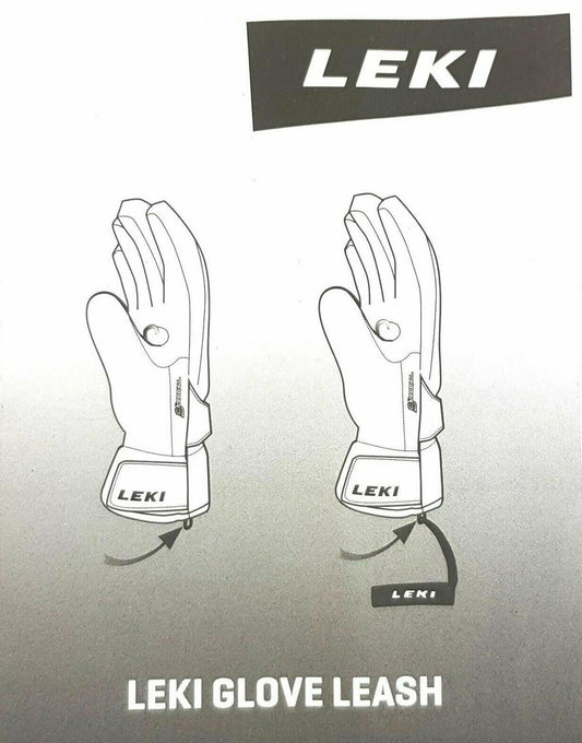Leki Glove Leash Comfort Flex - Halter für Handschuhe - flexibles Gummiband