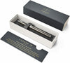 Parker IM Premium Brown Chrome Trim Fountain Pen - Füllfederhalter M, Tinte blau