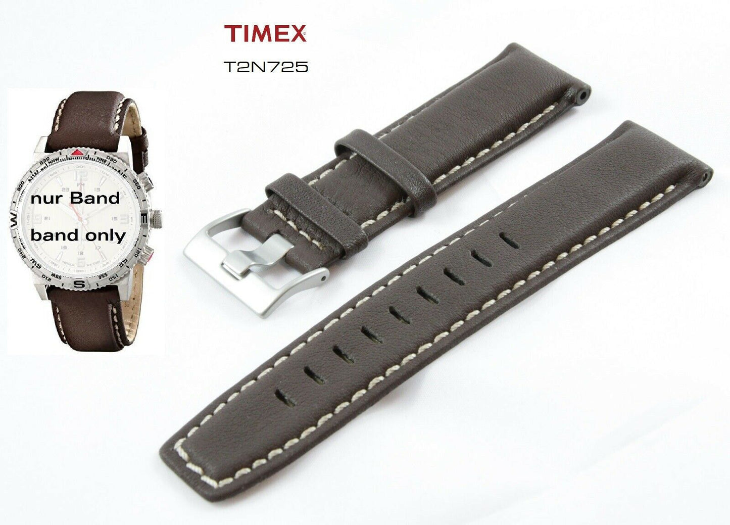 Timex Ersatzarmband T2N725 E-Kompass IQ Original Ersatzband 22mm - T2P287 T49818