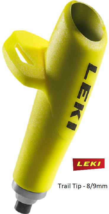 LEKI Trail Tip gelb (1 Paar) - zum Auswechseln mit Anleitung