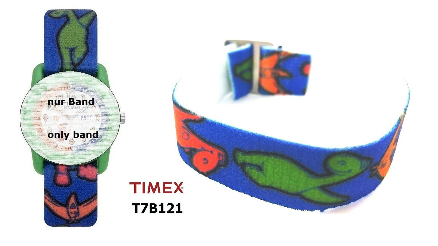 Timex Ersatzband Kinderuhr T7B121 - Elastisch und stufenlos verstellbar - 16mm