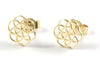 VIVA Ohrringe Gelbgold 9 kt - rund - Gewicht 1,29 gr. - Ø ca. 11mm